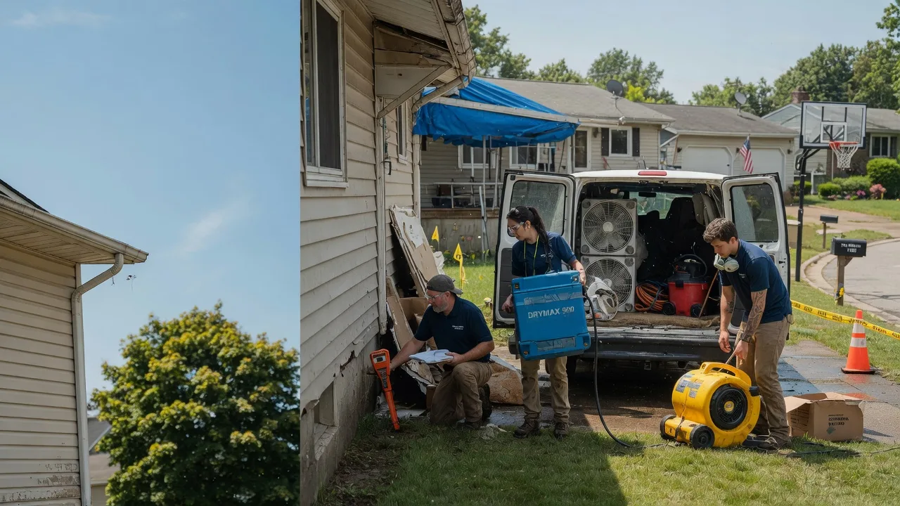 Ceiling Leak Cleanup in Biggsville, IL near me